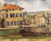 Paul Cezanne House and Farm at jas de Bouffan oil